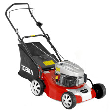 Cobra COM46C Push Petrol Lawn Mower with Steel Deck and Grass Collector