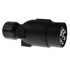 Maypole MP021NB 12N 7 Pin Plastic Trailer Plug with Nickel Contacts