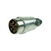 Maypole MP024B 12N 7 Pin Aluminium Trailer Plug Black