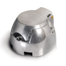 Maypole MP025NB 12N 7 Pin Aluminium Socket with Nickel Contacts Maypole MP025NB 12N 7 Pin Aluminium Socket with Nickel Contacts
