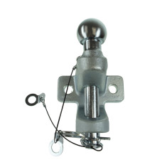 Maypole MP084 50mm Ball/Pin Trailer Coupling – Silver