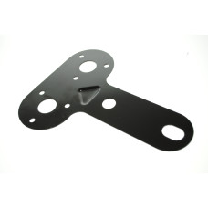Maypole MP092B Double Socket Mounting Plate Black