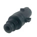 Maypole MP1223B 24N 7 Pin Plastic Plug Black