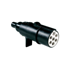 Maypole MP1225B 24S 7 Pin Plastic Trailer Plug Black Maypole MP1225B 24S 7 Pin Plastic Trailer Plug Black