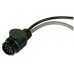 Maypole MP124B 13 Pin Plug with 2 Hole Grommet for Caravan Conversion Maypole MP124B 13 Pin Plug with 2 Hole Grommet for Caravan Conversion