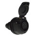 Maypole MP125B 13 Pin Euro Flying Socket Black