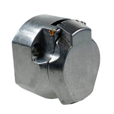 Maypole MP1298B 13 Pin Aluminium Socket with Gasket Black