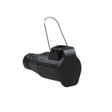 Maypole MP1318B 8 Pin Extension Lead Socket Black