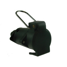 Maypole MP131B 12N 7 Pin Extension Lead Socket Black