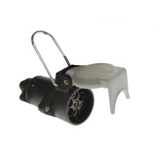 Maypole MP132B 7 Pin S-Type Extension Lead Socket Black