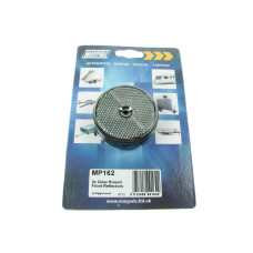 Maypole MP162B Clear Round Reflector with Fixing Hole