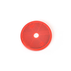 Maypole MP1631B Red Hi-Viz Round Reflector 60mm with 5mm Fixing Hole