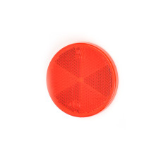 Maypole MP1631SSB Red Hi-Viz Round Reflector with Self-Adhesive Backing