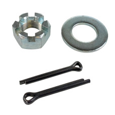 Maypole MP1837B Castle Nut, Washer & Split Pin Set for 1