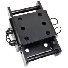 Maypole MP23727B Height Adjustable 2 Pin Drop Plate (Black) Maypole MP23727B Height Adjustable 2 Pin Drop Plate (Black)