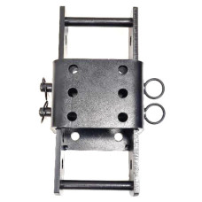 Maypole MP23737B Height Adjustable 2 Pin Drop Plate (Black) Maypole MP23737B Height Adjustable 2 Pin Drop Plate (Black)