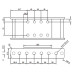 Maypole MP23737B Height Adjustable 2 Pin Drop Plate (Black)