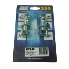 Maypole MP240 M16 Nuts, Bolts & Shakeproof Washers Pair