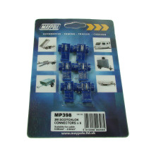 Maypole MP398B Blue Snap Connectors (Bag of 100)