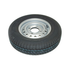 Maypole MP42213 Wheel & Tyre 165R13C 4 Stud Silver Trailer Assembly