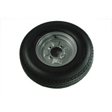Maypole MP42510 Wheel & Tyre Assembly 500x10 4 Ply 4 Stud 115mm PCD Silver Maypole MP42510 Wheel & Tyre Assembly 500x10 4 Ply 4 Stud 115mm PCD Silver