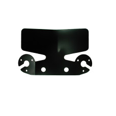 Maypole MP443 Large Black Tow-Tekta Plate with Double Socket Maypole MP443 Large Black Tow-Tekta Plate with Double Socket