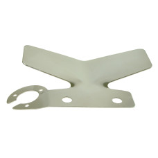 Maypole MP4437B Tow-Tekta Single Side Socket Protector Plate Stainless Steel Black