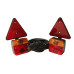 Maypole MP44912 Magnetic Trailer Lighting Board with Triangles