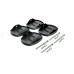 Maypole MP4977 Premium Caravan Jack Pads Set of 4 with Steel Pins