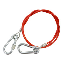 Maypole MP503B Breakaway Cable Red with Twin Carabiners