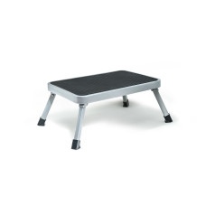 Maypole MP5383 Foldable Single Steel Caravan Step - Silver