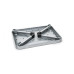 Maypole MP5383 Foldable Single Steel Caravan Step - Silver Maypole MP5383 Foldable Single Steel Caravan Step - Silver