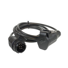 Maypole MP58095 Extension Lead with 8-Core Cable, 8-Pin Plug & Socket