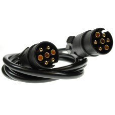 Maypole MP5880 Connecting Lead with 7 Core Cable & 2x 7 Pin Plugs