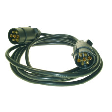 Maypole MP5882 Connecting Lead Straight 3m 12N with 2x 7-Pin Plugs