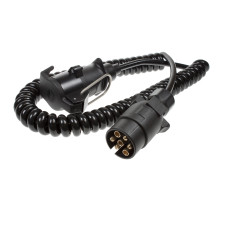 Maypole MP5886 Curly Extension Lead 12N 7-Pin Plug & Socket