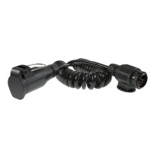 Maypole MP5896 Curly 13 Pin Extension Lead 2.5m with 8 Pin Plug & Socket