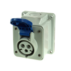 Maypole MP5940B Surface Mounted 3 Pin Socket Universal Outlet Black