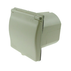 Maypole MP598B Flush Fit Mains Socket – White