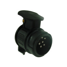 Maypole MP6015B 13 Pin to 7 Pin 12N Trailer Conversion Adaptor Black