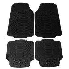 Maypole MP6337 Black PVC Car Mat Set (4 Piece)