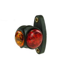 Maypole MP7721B LED Red, White & Amber Rubber Side Marker Lamp Maypole MP7721B LED Red, White & Amber Rubber Side Marker Lamp
