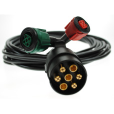 Maypole MP80304 Trailer Light Harness with Double 7-Core Cable