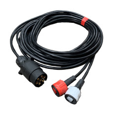Maypole MP80306 Trailer Lighting Harness with Double 7-Core Cable