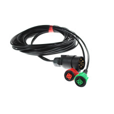 Maypole MP80308 Trailer Light Harness with 7 Pin Plug & 2x 5 Pin Radex Connectors