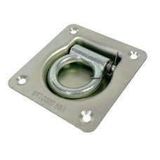 Maypole MP81411B Recessed Single Steel Cargo Lashing Ring Black