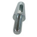 Maypole MP8156B Bolt-On M12 Lug Peg with Nyloc Nut & Washer (Black)