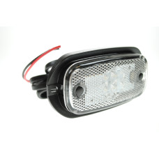 Maypole MP8172B Clear LED Front Marker Lamp Black Housing Maypole MP8172B Clear LED Front Marker Lamp Black Housing