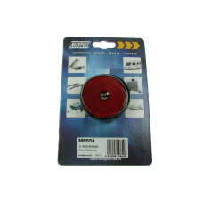 Maypole MP854B Red Round Reflector with Fixing Hole Maypole MP854B Red Round Reflector with Fixing Hole