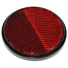Maypole MP854SSB Round Red Reflector with Self-Adhesive Backing